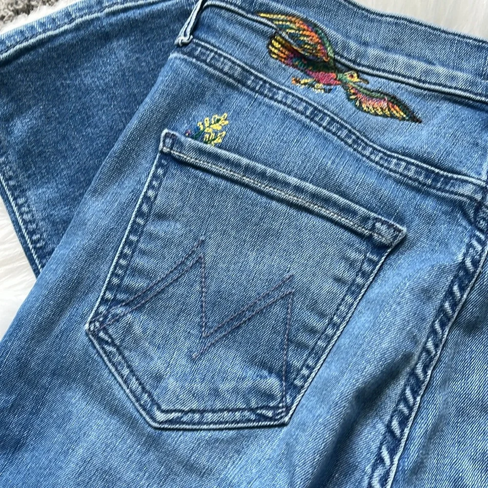 MOTHER the mid rise dazzler ankle jeans wet my plants - Picture 7 of 13